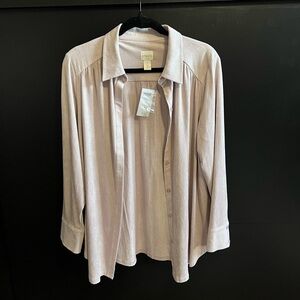 Chico's Soft Pink Casual Button Down Shirt